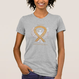 Amber Awareness Ribbon Angel Custom Shirts