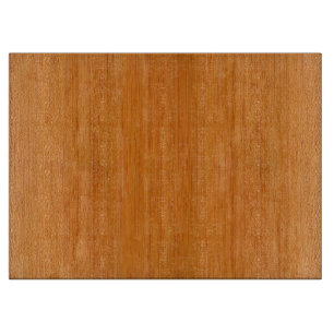 Amber Bamboo Wood Grain Look Cutting Board