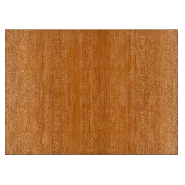 Amber Bamboo Wood Grain Look Cutting Board (Front)