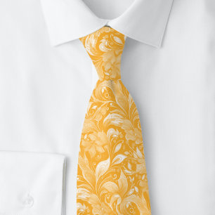 Amber Botanical Batik Tie