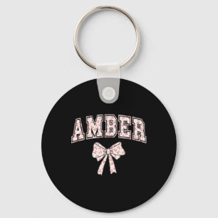 Amber Coquette Bow Shirt Women Ribbon Mother's Day Key Ring