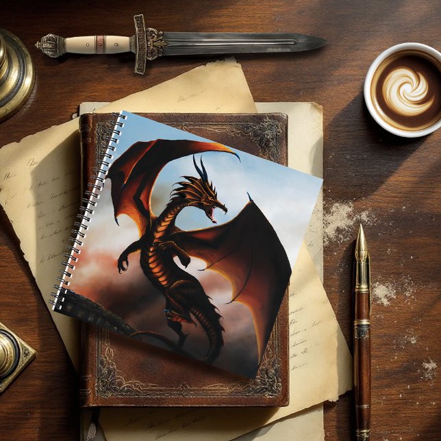 Amber Dragon Fantasy Notebook (Creator Uploaded)