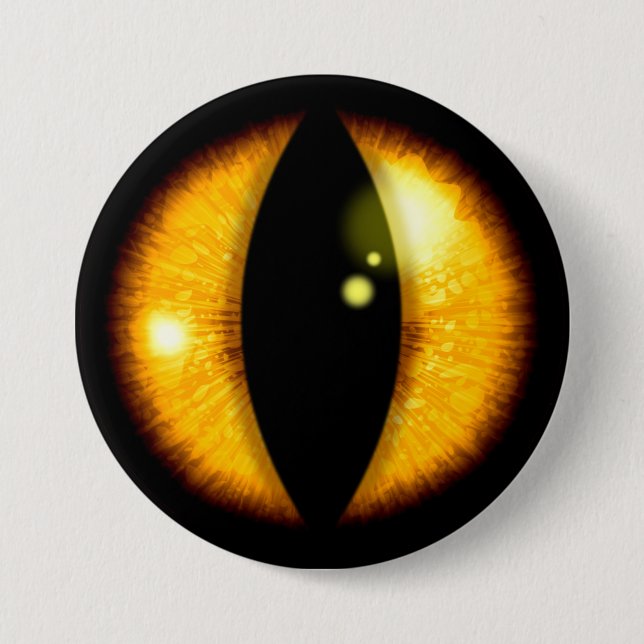 Amber Dragons Eye 7.5 Cm Round Badge (Front)