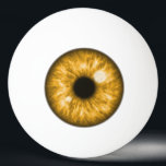 Amber Eye Funny Ping Pong Ball<br><div class="desc">A beautiful amber eye graphic makes the ping pong ball looking like an eyeball. Show off these ping pong balls with such a detailed iris eye art drawing at your ping pong table, they certainly would stir up much fun and interesting conversations with your friends and family for a long...</div>