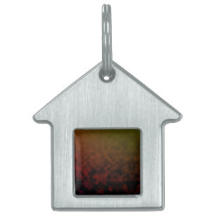 Amber Fade Pet ID Tag