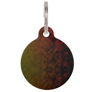 Amber Fade Pet Tag
