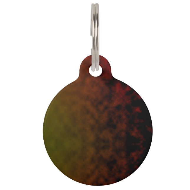 Amber Fade Pet Tag (Front)