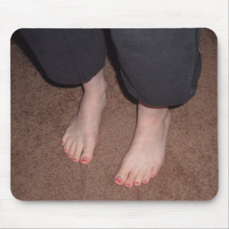 Amber Feet Mousepad
