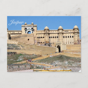 amber fort postcard