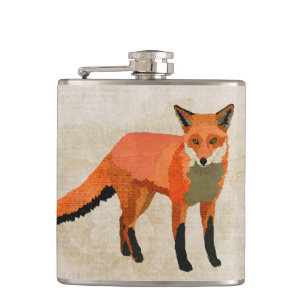 Amber Fox Flask