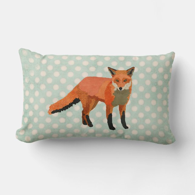 Amber Fox Polkadot  MoJo Pillows (Front)