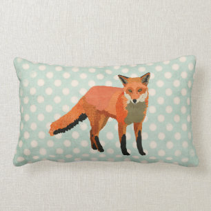 Amber Fox Polkadot  MoJo Pillows