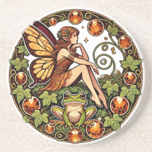 Amber Frog Fairy                                   Coaster