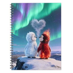 Amber & Frosty Aurora Magic Notebook