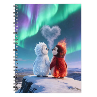 Amber & Frosty Aurora Magic Notebook
