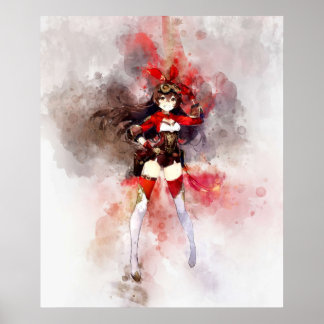 Amber - Genshin Impact Poster