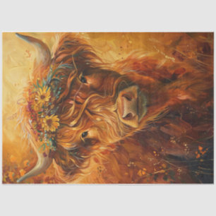 Amber Highlander Tissue Paper