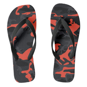 Amber Highlights Camo Flip Flops