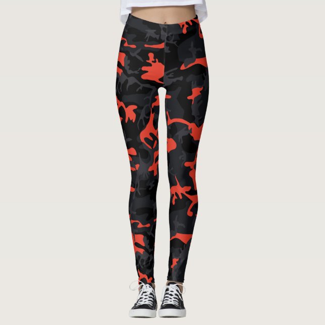 Amber Highlights Camo Leggings (Front)