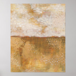 Amber Horizon Abstract Print Melissa Averinos