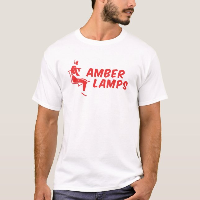 amber lamps red T-Shirt (Front)