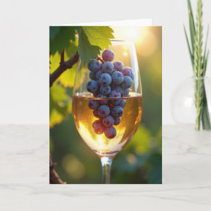 Amber Liquid Birthday Card