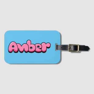 Amber Luggage Tag