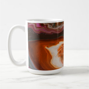 Amber & Magenta Geode Fluid Mug
