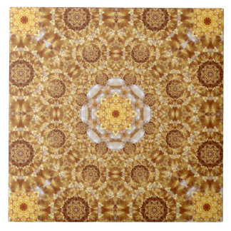 Amber Mandala Tile