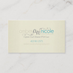 Amber Nicole Photography   Custom Business Card
