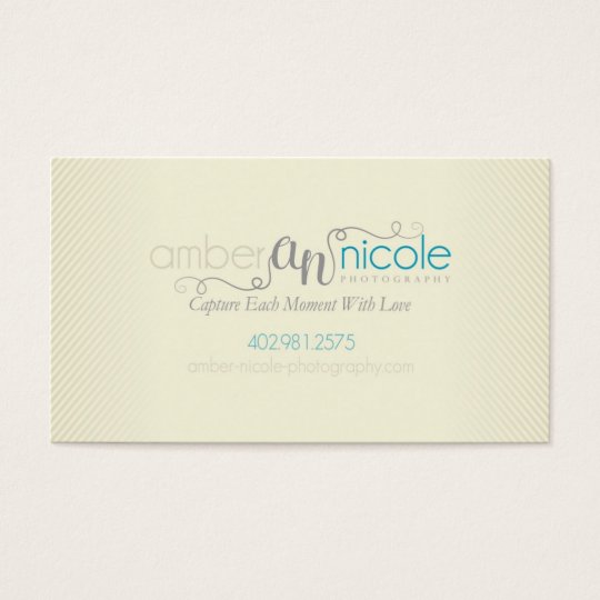 Amber Nicole Photography | Custom Business Card