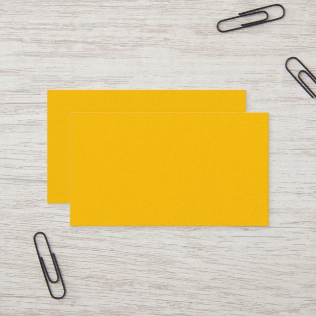 Amber Premium Business Card (Front/Back In Situ)