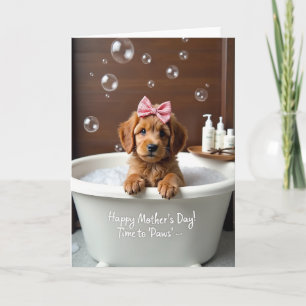 Amber Pup Mothers Day Moments Card