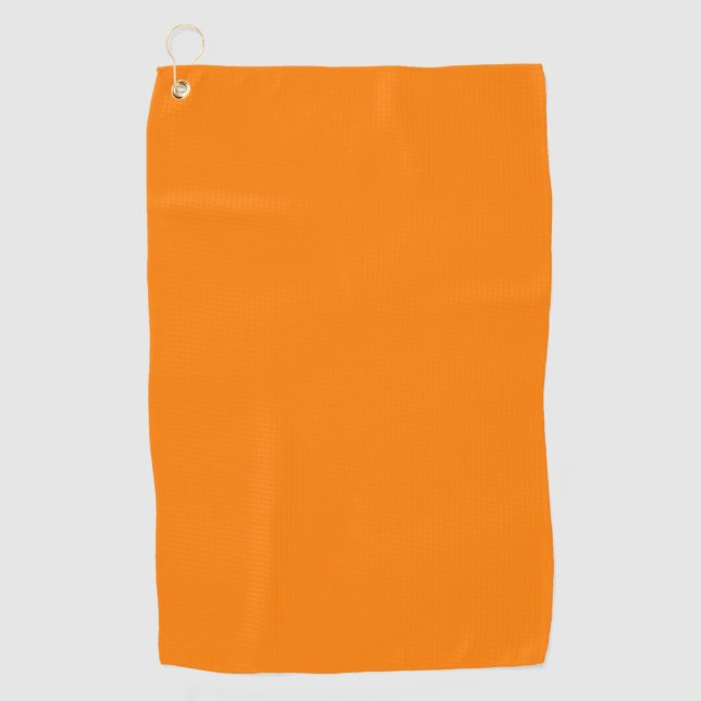 Amber (SAE/ECE) (solid colour)  Golf Towel (Front)