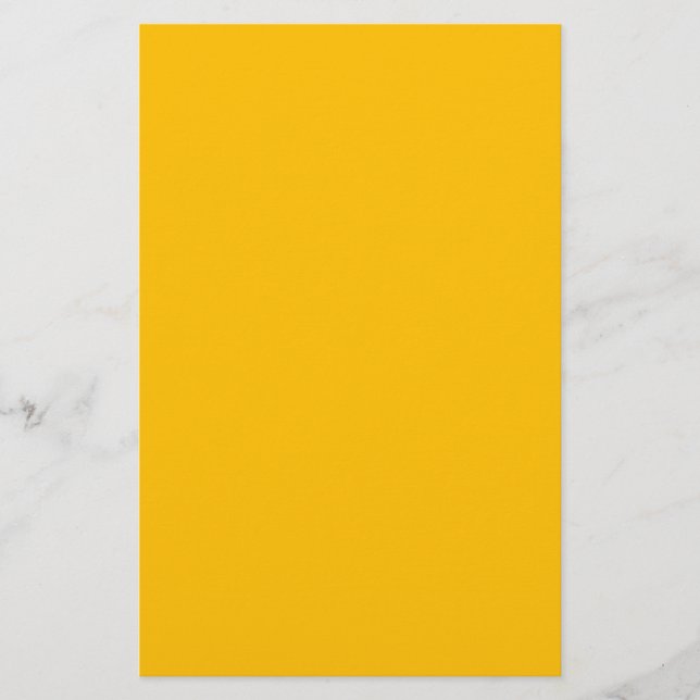 Amber	 (solid color)  stationery (Front)