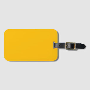Amber Solid Colour Luggage Tag