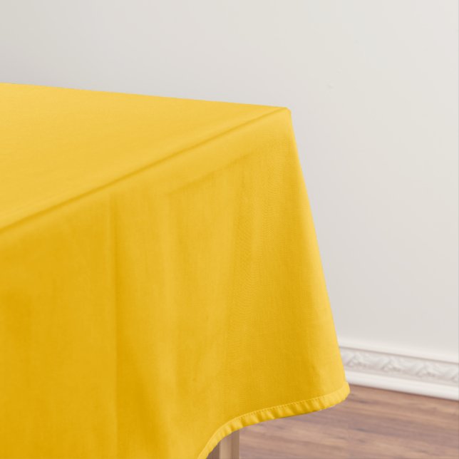 Amber	 (solid colour)  tablecloth (In Situ)