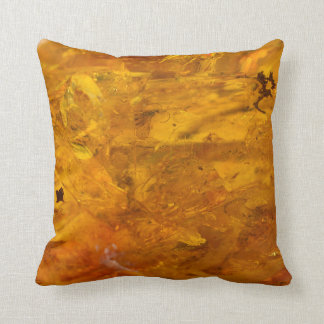 Amber stone close up cushion