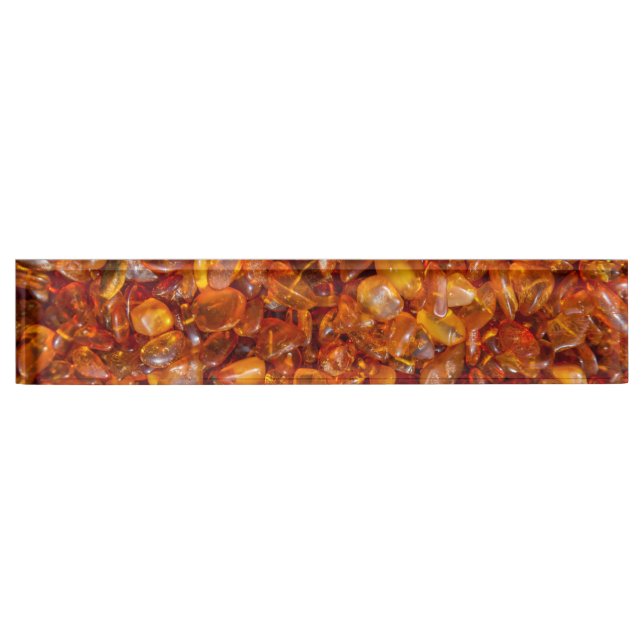 Amber stones nameplate (Front)