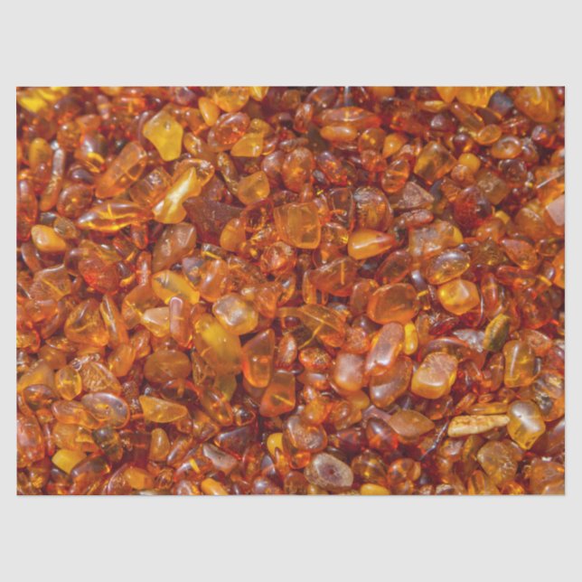 Amber stones tissue paper (Front)