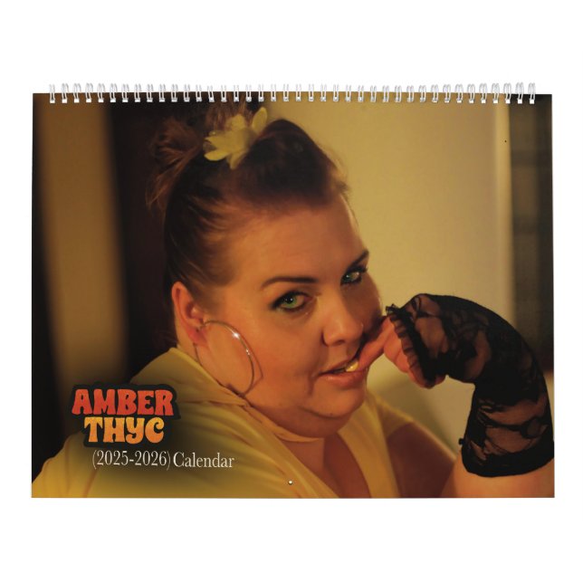 Amber Thyc's 2025 - 2026 Calendar (Cover)