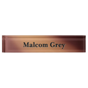 Amber twilight moonlight ombre effect nameplate