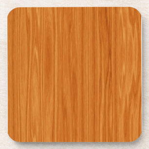Amber Wood Grain Coaster
