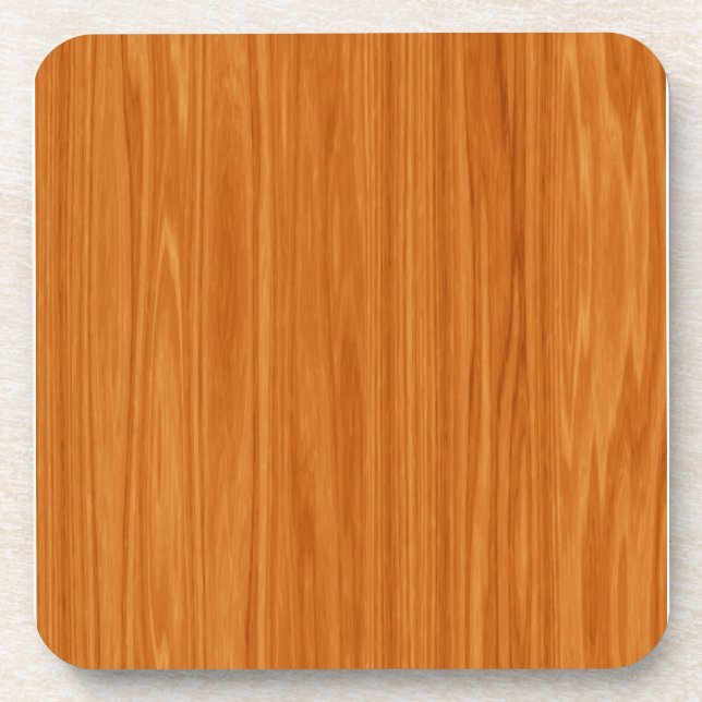 Amber Wood Grain Coaster (Front)