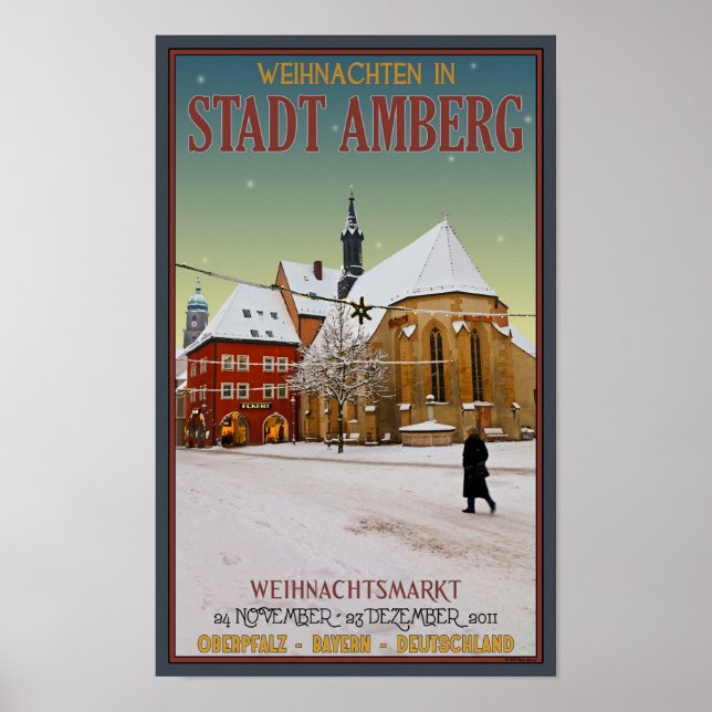 Amberg Weihnachten Church Poster (Front)