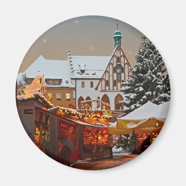 Amberg Weihnachtsmarkt Magnet (Front)