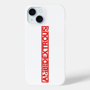 Ambidextrous Stamp iPhone 15 Case