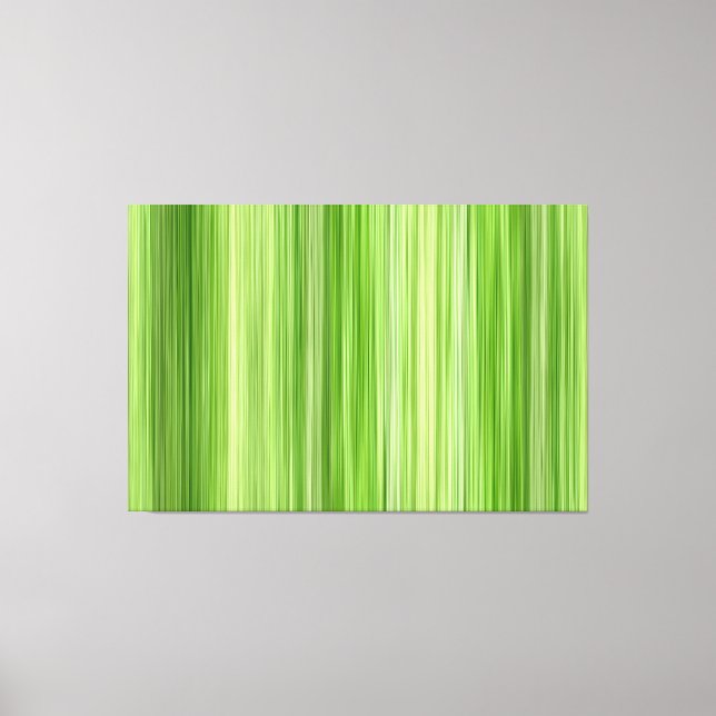 Ambient 3 Green, Original modern design "Key Lime" Canvas Print (Front)