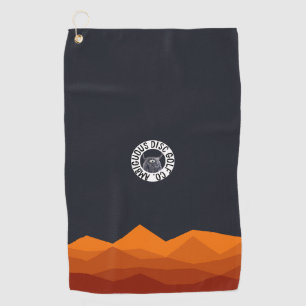Ambiguous Disc Golf Bag Towel with Clip