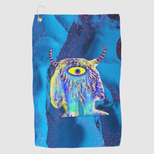 Ambiguous Disc Golf Disc Towel (Front)